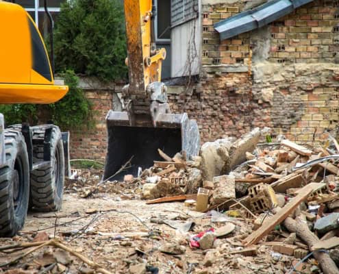 Gravko anvendes til nedrivning